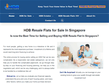 Tablet Screenshot of hdbresale.sg